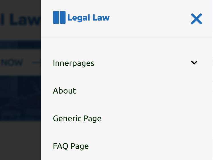Modern Mobile Drawer Sidebar Menu